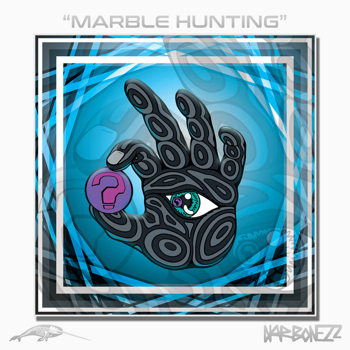 Marble Hunting Print