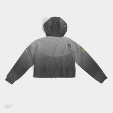 Load image into Gallery viewer, Honeydust Grey Cropped Windbreaker - NARBONEZZ