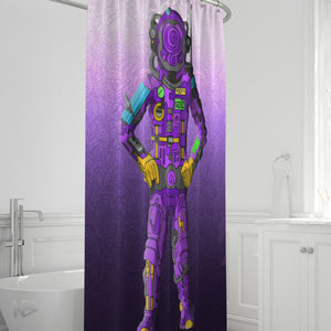 Spunion Higgins Shower Curtain - NARBONEZZ