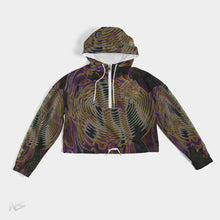Load image into Gallery viewer, Llamated Frontier Women&#39;s Cropped Windbreaker - NARBONEZZ